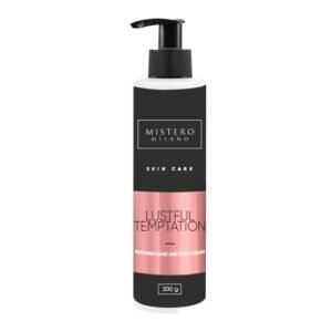 LUSTFUL TEMPTRESS Drėkinamasis Rankų ir Kūno Kremas su Dozatoriumi, 200 g