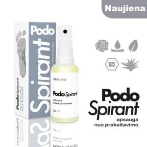 PodoSpirant apsauga nuo prakaitavimo 50 ml